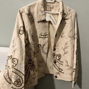 Jacket Women's Anu by Natural Size Medium mad in India